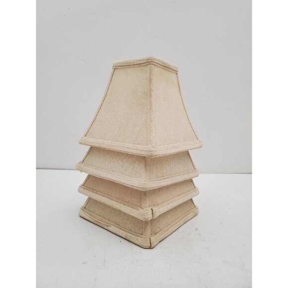 Vintage Lamp Shade Fabric Classic Beige - Small beige Lamp Shades for Smaller - Picture 10 of 10